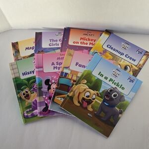 Pi Kids Disney Jr. Electronic Me Reader Books (Replacement/Addition) Set Of 8